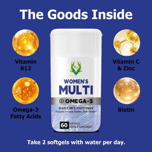 Gélules d'Oméga 3 OEM ODM pour le soutien du système immunitaire, des cheveux, de la peau et des ongles, favorisant la santé du cerveau, contenant de la vitamine B12 et de la vitamine C - Product Image 3