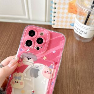 Simpatico cartone animato orso e cani slot per <span class=keywords><strong>foto</strong></span> catena femminile <span class=keywords><strong>cover</strong></span> del telefono per <span class=keywords><strong>iphone</strong></span> 15pro 15promax - Product Image 2