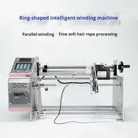 Machine à enrouler les anneaux entièrement automatique, machine à tresser et coiffer les cordes à cheveux de type crochet, moteur pour noyau de cheveux, machine à enrouler circulaire