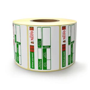OEM Free Sample Best Quality Lowest Price Price Label Waterproof and Scratch Supermarket <b>Weighing</b> Labels Sticker Roll - Product Image 2
