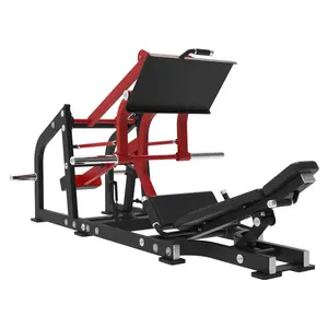 Prix usine Commercial Gym Hack Squat Leg Press Fitness Machine chargée de plaque à vendre