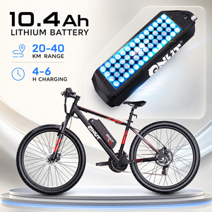Vélo électrique QNUT <span class=keywords><strong>VICTOR</strong></span> 3.0 26 pouces 350W 500W, VTT électrique 21 vitesses, frein à disque mécanique, charge maximale 140 kg, vélo de banlieue électrique - Product Image 5