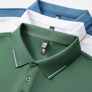 高品质定制升华弹性业务马球衫实心图案聚酯高尔夫马球衫刺绣<span class=keywords><strong>Lo</strong></span> - Product Image 2