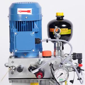ชุดจ่ายกำลังไฮดรอลิกแบบปรับแต่งได้ ทำจากสแตนเลส รองรับหลายแรงดันไฟฟ้า 24V ถึง 220V พร้อมพอร์ตเชื่อมต่อท่อ - Product Image 1