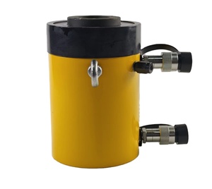 Cilindro Hidráulico de Doble Acción con Émbolo Hueco RRH-606 de 60 Toneladas, Carrera de 166 mm, 70 MPa, Orificio Central de 53.8 mm - Product Image 1