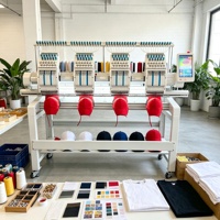 Machine à broder professionnelle avec gestion automatique du fil pour la couture domestique et commerciale