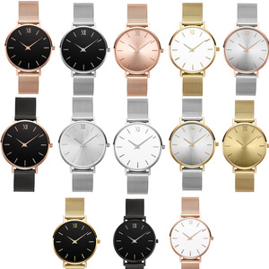 <span class=keywords><strong>Montre</strong></span>-bracelet pour <span class=keywords><strong>femme</strong></span> de haute qualité, simple, minimaliste, <span class=keywords><strong>fine</strong></span>, en acier maillé, <span class=keywords><strong>montre</strong></span> tendance pour filles - Product Image 2