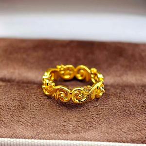 Anillos de Cobre Modernos con Certificación NGTC de UM JEWELRY, Diseño Liso con Incrustaciones, Versátiles para Uso Diario, Unisex/Niños/Hombres/Mujeres - Product Image 4