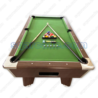 Table de billard classique à pièces américaine de compétition de 7 pieds, table de billard de billard pour la famille, le bureau, le style de barre de salle de jeu