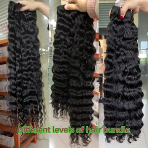 Prezzo di fabbrica Burmese capelli ricci crudi vergine cuticola allineati capelli umani extension, commercio all'ingrosso visone brasiliano fasci di capelli