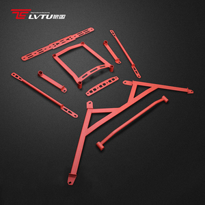 Per Benz <span class=keywords><strong>Mercedes</strong></span> classe C W205 C200 <span class=keywords><strong>C180</strong></span> C260 C43 C63 supporto per puntone in alluminio anteriore superiore torre puntone bar rinforzo carrozzeria - Product Image 5