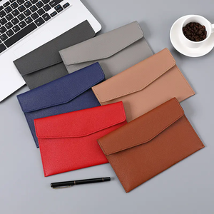 A6 Ví tập tin Túi PU da túi giấy tập tin Pouch với đóng cửa từ tùy chỉnh in logo tập tin thư mục phong bì túi tài liệu - Product Image 6
