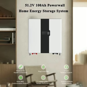Batterie au lithium empilable murale 5 kWh 48 V 5 kW pour stockage d'énergie solaire domestique Powerwall 100 Ah IP65 48 V 100 Ah - Product Image 6