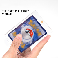 Étui magnétique pour cartes avec protection UV 35PT, porte-cartes magnétique One Touch, étui magnétique transparent en plastique pour cartes de sport (baseball)