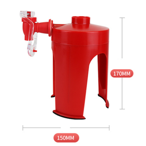 Distributeur de boissons gazeuses <span class=keywords><strong>à</strong></span> pression manuelle créative renforcée Bouteille de cola <span class=keywords><strong>à</strong></span> l'envers <span class=keywords><strong>Fontaine</strong></span> <span class=keywords><strong>à</strong></span> soda molle Stockage et conteneur de nourriture - Product Image 3