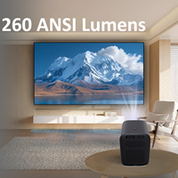 Venta caliente Wupro OEM/ODM 805A inteligente Android 9 Home Cinema 1080P proyector 260ANSI lúmenes BT5.0 Wi-Fi 6 Mini proyector LCD portátil