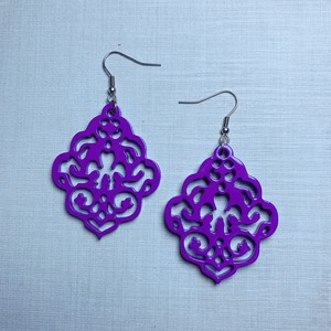 Healthy Wholesale Fashion Pendants & Charms Buffalo Horn Lacquer <b>Earrings</b> Craft Products in Bulk - Product Image 1