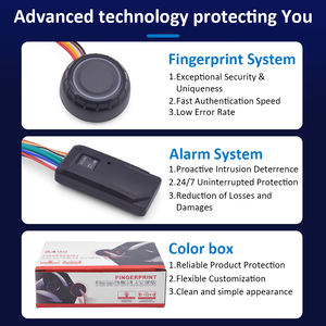 2.4 gz संवाद कोड फिंगरप्रिंट कार इम्मोबिलाइज़र सिस्टम - Product Image 3
