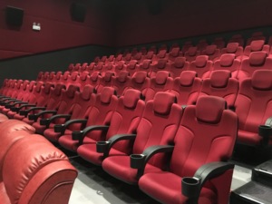 Chaise de salle de cinéma avec porte-gobelet, transformateur de métal, siège pliant pour projet, cinéma et cinéma - Product Image 4