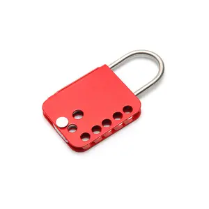 QVAND Safety Butterfly Tamper Hasp Lockout Heavy Duty Steel Lockout Hasp