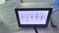 Écran LCD transparent de 10.1 pouces résolution 1920x1080 écran tactile capacitif intérieur au sol entièrement blanc publicité automatique