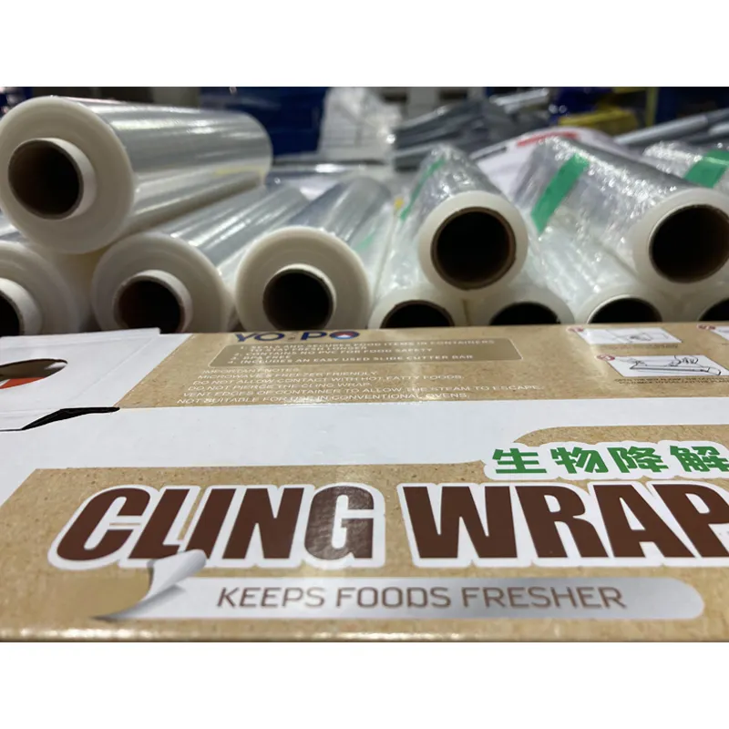 30*100 home copostable bio cling wrap biodegradable packaging film