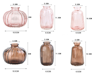 <span class=keywords><strong>Vaso</strong></span> per boccioli <span class=keywords><strong>di</strong></span> <span class=keywords><strong>fiori</strong></span> <span class=keywords><strong>di</strong></span> <span class=keywords><strong>zucca</strong></span> piccolo <span class=keywords><strong>di</strong></span> colore rosa Mini <span class=keywords><strong>vaso</strong></span> da tavolo <span class=keywords><strong>in</strong></span> vetro riciclato <span class=keywords><strong>di</strong></span> colore diverso - Product Image 5
