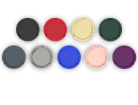 Cendrier en aluminium VA Premium - Tapis antidérapant portable - Options multicolores - Logo personnalisable - Conception sans odeur - Emballage prêt à offrir