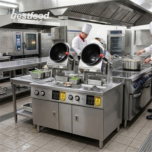 OULI - Máquina de <span class=keywords><strong>Cocina</strong></span> Automática Comercial Económica, Wok Semiautomático a Gas, <span class=keywords><strong>Robot</strong></span> Inteligente para Saltear, Multifuncional para Restaurantes - Product Image 3