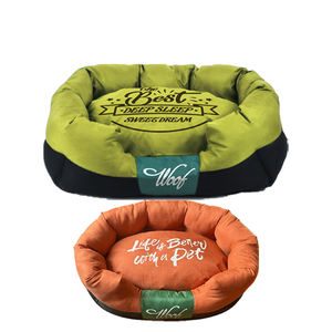 Cama de Lujo para Perros y Gatos, Cuadrada, Personalizada, de Alta Calidad, Lavable, Ecológica, Impermeable, con Diseño de Donut - Product Image 1