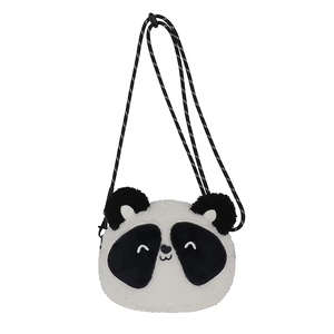 Bolso de Mano para Mujer con Diseño de Panda a la Moda, Cierre de Cremallera, para Viajes Casuales y Uso Diario, Elegante Bolso Tote 2 en 1 de Felpa con Dibujos Animados para Bebés - Product Image 3