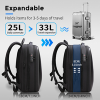 Sac à dos pour homme Sac à dos pour voyage d'affaires Sac pour ordinateur portable Sac pour ordinateur 16 "TSA Customs Lock Anti-theft Waterproof Leisure Street