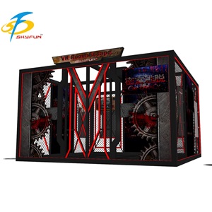 หนีห้องเกมจำลองเกม VR 9D แบบโต้ตอบสำหรับบ้านผู้เล่น2คน & ประสบการณ์ VR โลหะกลางแจ้งพร้อมเกม4เกม - Product Image 6