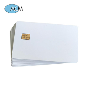 Hot Spot Identity Ic Contact Smart <span class=keywords><strong>Card</strong></span> 4442 Tarjeta de contacto Rfid con chip Emv en blanco - Product Image 3