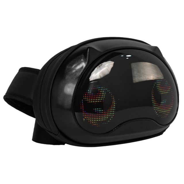 Fanny Pack LED Display Women Men App Control Wireless Animation Screen IP65 Waterproof RGB LED USB Tear Resistant Gift Party