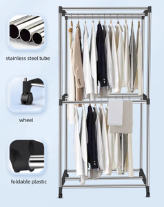 Cintre pour sèche-<span class=keywords><strong>linge</strong></span> personnalisé de 2025 ans Sèche-<span class=keywords><strong>linge</strong></span> <span class=keywords><strong>à</strong></span> 3 niveaux <span class=keywords><strong>Séchoir</strong></span> <span class=keywords><strong>à</strong></span> <span class=keywords><strong>linge</strong></span> pliant - Product Image 6