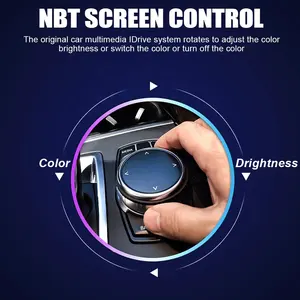 BMW NBT değişim 9 renkler araba LED ortam atmosferi lamba ışığı çizgili ortam kapı ışık BMW F10 F11 2010-2017