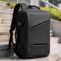 Sac à dos de voyage imperméable de grande capacité pour hommes, bagages d'affaires multifonctionnels d'été, conception extensible, sac à dos pour ordinateur portable
