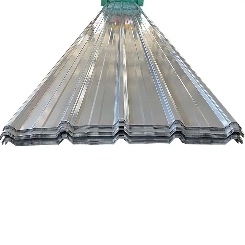 Çinko kaplı Bwg 34 boyalı boyalı rulo kapı tasarımı çatı 0.4 oluklu G.i galvanizli demir çelik levha Metal InTianjin