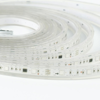 Merek bunga tahan air IP68 lampu Strip lembut ultratipis 12V 24V RGB iklan LED luar ruangan ketebalan 0.2cm pabrik fleksibel