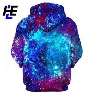 เสื้อฮู้ดแขนยาวสำหรับผู้ชายเสื้อมีฮู้ดพิมพ์ซับลิเมชันด้วย3D โพลีเอสเตอร์100% - Product Image 6