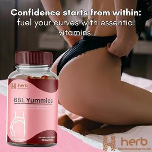 Gummies pour les fesses OEM ODM sous marque privée pour femmes, Gummies BBL contenant la formule Curva Boost - Product Image 6