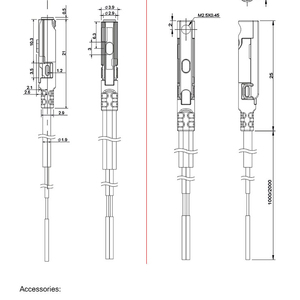 Akusense Kết Hợp Xi Lanh Cảm Biến 2-Dây Thẳng Loại Tuyến Tính Vị Trí Đo Cảm Biến Từ Tính - Product Image 2