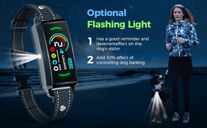 <span class=keywords><strong>Collar</strong></span> antiladridos para perros recargable de nueva actualización 2025 con luz intermitente, vibración de pitido para perros grandes, medianos y pequeños - Product Image 5