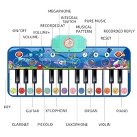 Samtoy 148CM Articles Chauds 2025 Nouvel An Produits Pliable Pied Piano Clavier Ramper Tapis Personnalisé Bébé Playmate Bébé Playmat Xpe