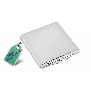 MIRROR SQUARED MM 60X60 Miroir de maquillage 60X60 Double face 60X Pliable Finition en acier inoxydable et verre Défectueux - Product Image 2