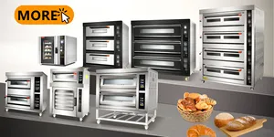 Chine grand petit biscuit industriel prix de gros <span class=keywords><strong>boulanger</strong></span> biscuit boulangerie commerciale four à gaz électrique 2 ponts pour la cuisson au restaurant - Product Image 4