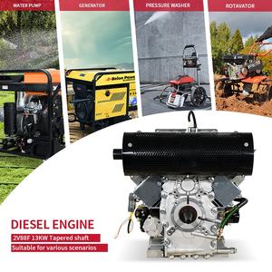 Belon Power 2V88F 912cc V-Twin 22hp Cilindro de eje cónico Motor diésel Arranque eléctrico adecuado para cultivadores rotativos de generador - Product Image 5