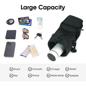 Porta Botellas de Agua con Correa, Muestra Gratis, para Botellas de 32oz y 40oz, Bolsa Aislante con Bolsillo para Teléfono - Product Image 3