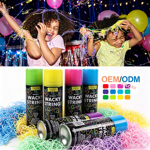 Bright Colored Celebration Streamers Non-Toxic Aerosol Party String <strong>Spray</strong> for Kids Adults - Product Image 2